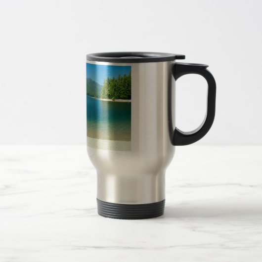 Mug De Voyage Le lac Cushman dans la boue d'été (Droit)