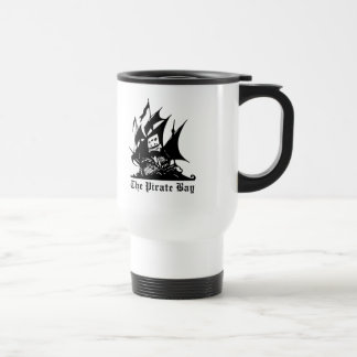 Mug De Voyage le logo de bateau de pirate de baie de pirate