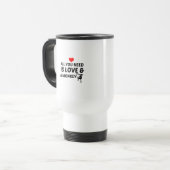 MUG DE VOYAGE LE LUNGE ET L'AMOUR (Devant gauche)