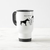 Mug de voyage : Le meilleur ami de l'homme (Devant gauche)