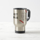 Mug De Voyage le meilleur BASE-BALL d'entraîneur jamais (Devant droit)