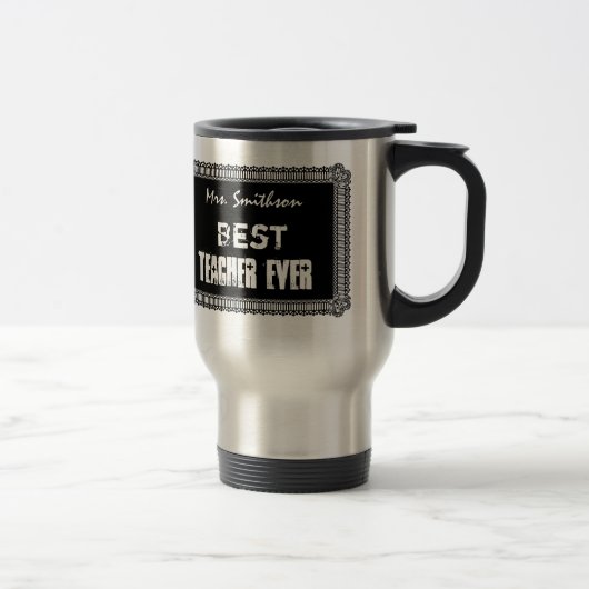 Mug De Voyage Le meilleur cadeau nommé toujours fait sur (Droit)