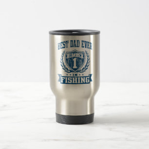 Mug De Voyage Le meilleur numéro un de papa jamais dans la pêc