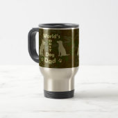 Mug De Voyage Le meilleur papa de chien du monde (Devant gauche)