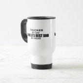 Mug De Voyage Le meilleur papa du monde - camionneur (Devant gauche)