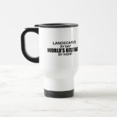 Mug De Voyage Le meilleur papa du monde - paysagiste (Gauche)