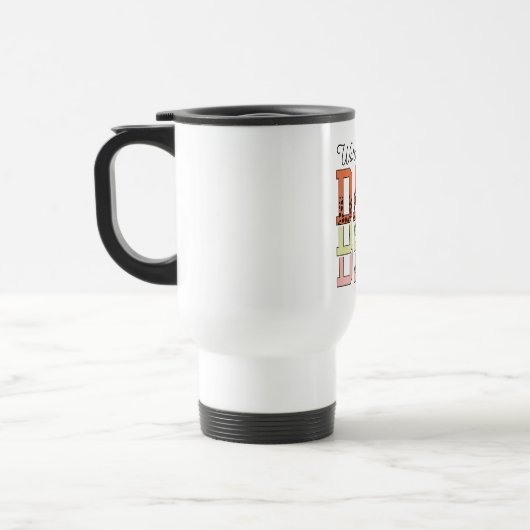 Mug De Voyage Le meilleur papa du monde : une déclaration audaci (Gauche)