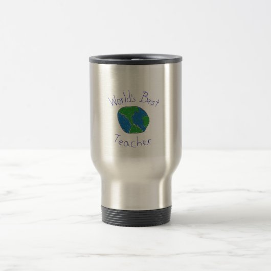 Mug De Voyage Le meilleur professeur du monde (Centre)