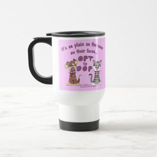 Mug De Voyage Le nez sur leurs visages (Gauche)