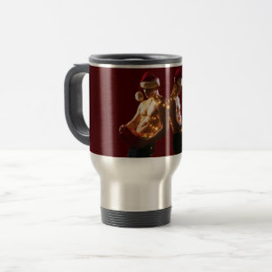 Mug De Voyage Le Noël dos à dos des hommes torse nu de SlipperyJ