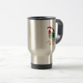 Mug De Voyage Le Père Noël arrive | (Devant droit)