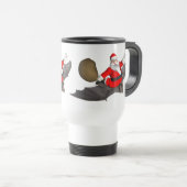 Mug De Voyage Le Père Noël Sur La Chauve Volante (Devant droit)