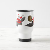 Mug De Voyage Le Père Noël Sur La Chauve Volante (Centre)