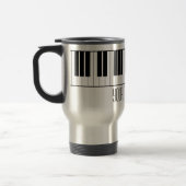Mug De Voyage Le piano nommé fait sur commande verrouille (Gauche)