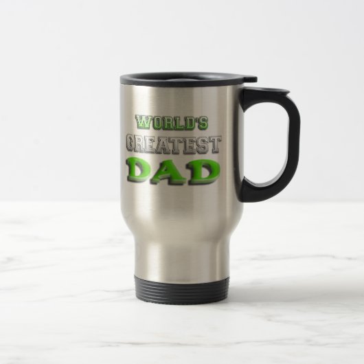 Mug De Voyage Le plus grand papa du monde (Droit)