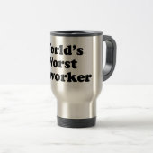Mug De Voyage Le plus mauvais collègue du monde (Devant droit)