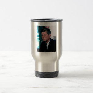 Mug De Voyage Le président américain John F. Kennedy au bureau o