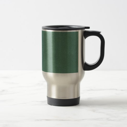 Mug De Voyage Le regard confortablement de la texture turquoise (Droit)