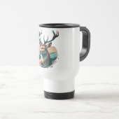 Mug De Voyage Le regard sublime de cerf (Devant droit)