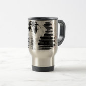 Mug De Voyage le roi poussent une exclamation désapprobatrice (Devant droit)