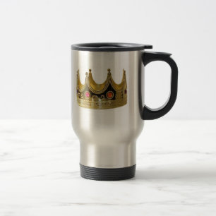Mug De Voyage Le Roi Queen princesse Crown Cup chaude