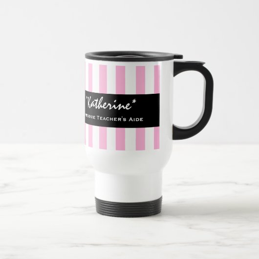 Mug De Voyage Le rose de l'AIDE du PROFESSEUR impressionnant (Droite)