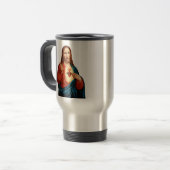 Mug De Voyage Le Sacré Coeur de Jésus (Devant gauche)