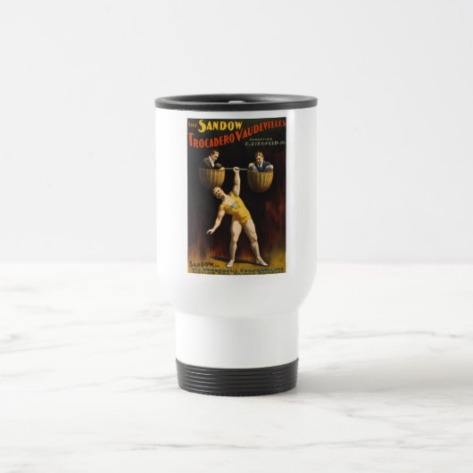 Mug De Voyage Le Sandow Eugen Sandow Vaudeville Weightlifter (Centre)