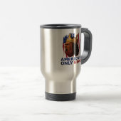 Mug De Voyage Le seul roi d'Amérique (Devant droit)