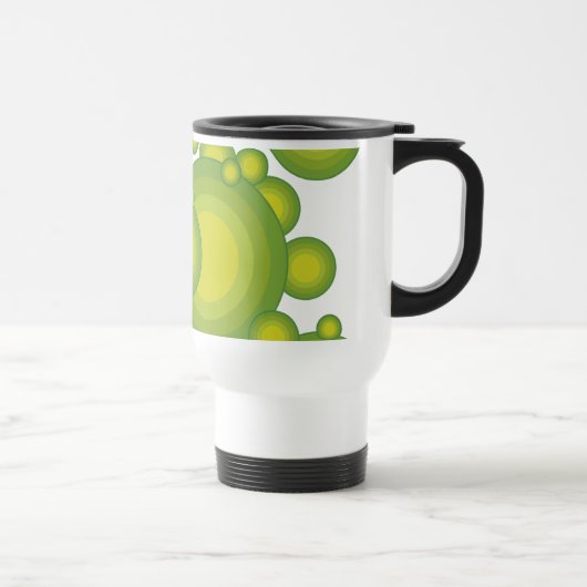 Mug De Voyage Le style années 70 vert (Droite)