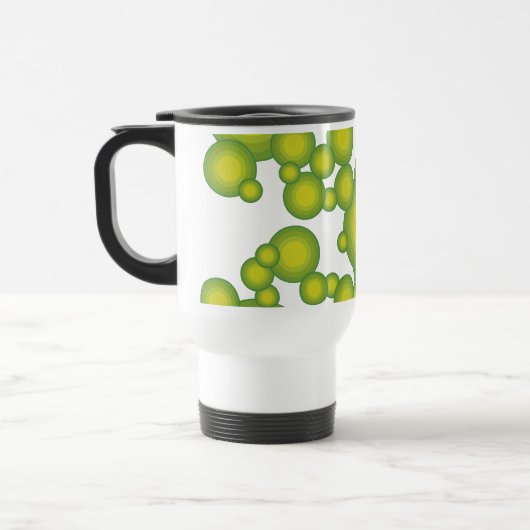 Mug De Voyage Le style de l'année verte 70 (Gauche)