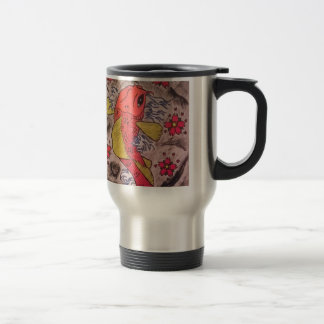 Mug De Voyage Le tatouage a inspiré des poissons de Koi