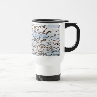 Mug De Voyage Le troupeau d'oies de neige attaquent