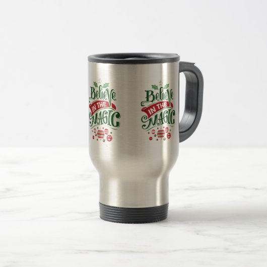 Mug De Voyage Le Typographe du Magic Christmas (Devant droit)