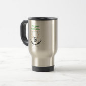 Mug De Voyage Le verre est à moitié plein (Devant gauche)