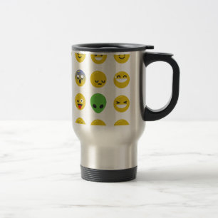 Mug De Voyage Le visage heureux d'Emoji