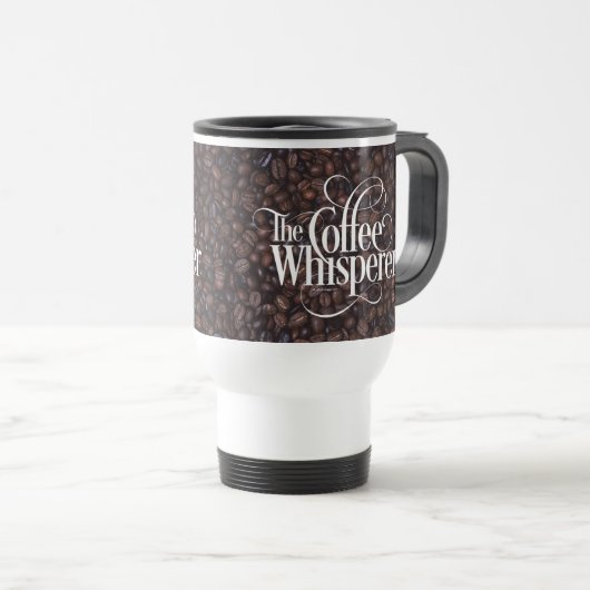 Mug De Voyage Le Whisperer de café (Devant droit)