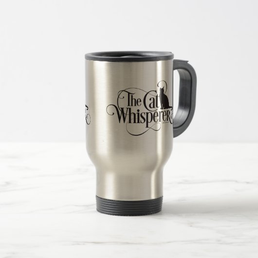Mug De Voyage Le Whisperer de chat (Devant droit)