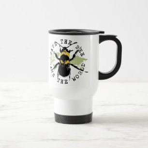 Mug De Voyage Le yoga parlent : Sauvez les économies d'abeille…