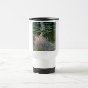 Mug De Voyage L'EAU MENSONNE EN ÉTANG VERT ROSE par Claude Monet