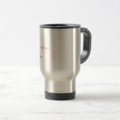 Mug De Voyage L'ECG ABC attaquent (Devant droit)