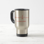 Mug De Voyage L'ECG ABC attaquent (Devant gauche)