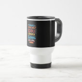 Mug De Voyage Lecture - 100% de Chance de Lecture (Devant droit)