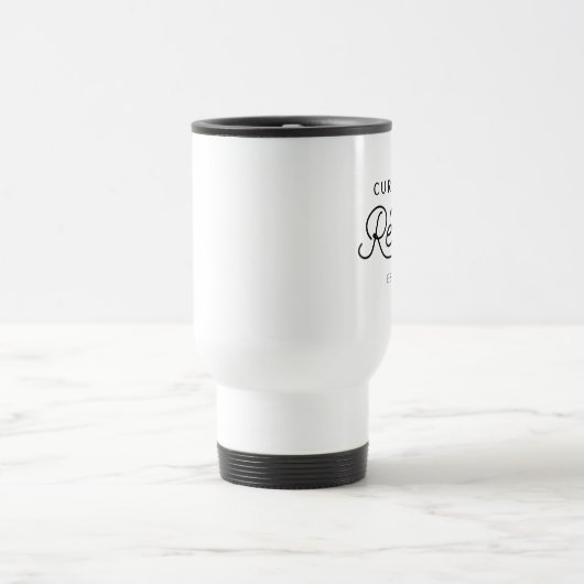 Mug De Voyage Lecture en cours Tumbler (Centre)