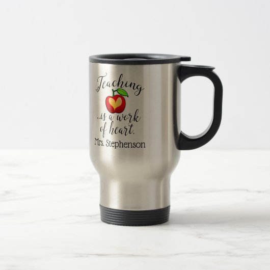 Mug De Voyage L'enseignement personnalisé est une oeuvre d'ensei (Droit)