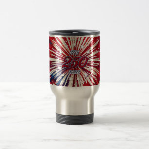 Mug De Voyage Les 250 ans d'Amérique 1776-2026 Feux d'artifice R