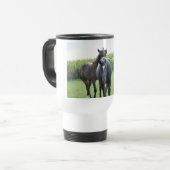 Mug De Voyage Les amateurs de chevaux (Devant gauche)