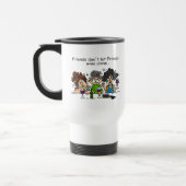 Mug De Voyage Les amis ne laissent pas seul le vin d'amis (Gauche)