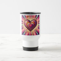 les années 70 coeur pop art/Valentines