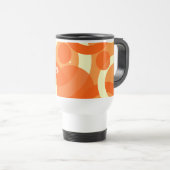 Mug De Voyage les années 70 spiral orange esthétique (Devant droit)